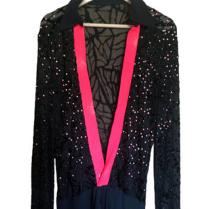 Camisa Dança Preta e vermelha